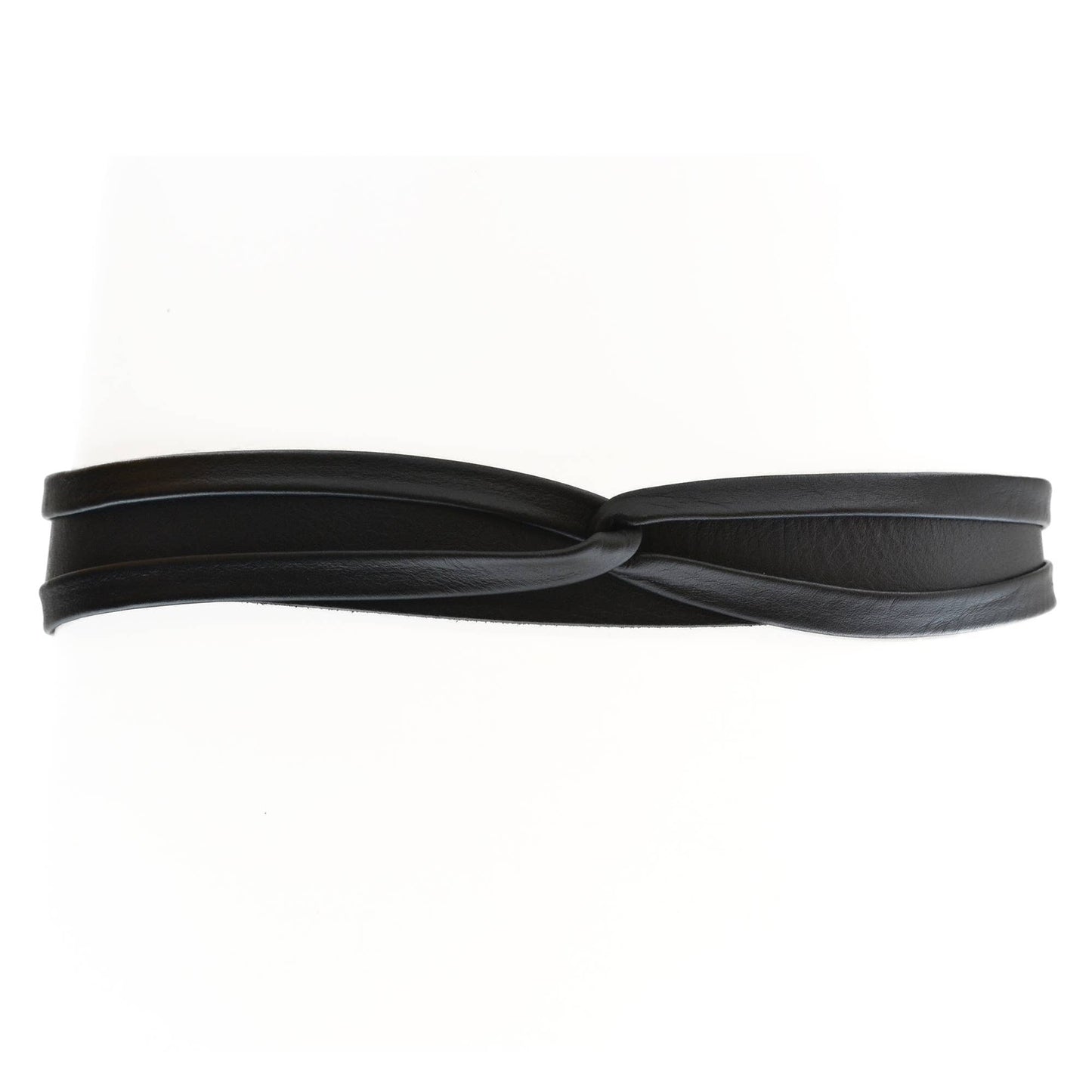 ADA Collection Belts - Skinny Wrap Belt - Black - Addie Rose Boutique - Austin