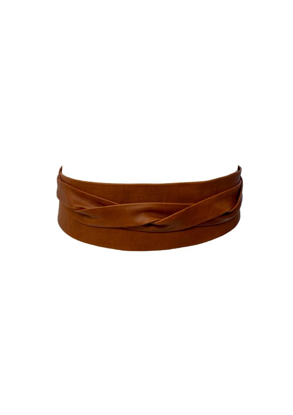 ADA Collection Belts - Wrap Belt - Whiskey - OS - Addie Rose Boutique - Austin