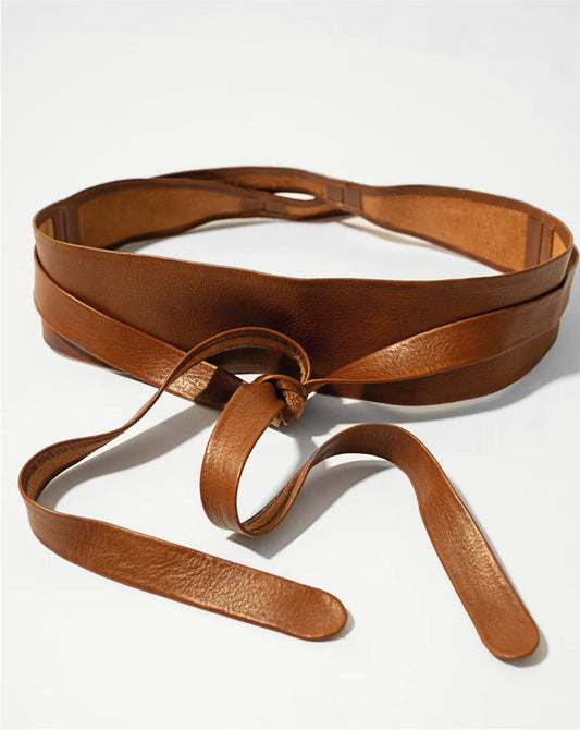 ADA Collection Belts - Wrap Belt - Whiskey - OS - Addie Rose Boutique - Austin