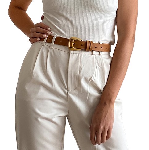 ADA Queen Jean Belt - Tan - OS - Addie Rose Boutique - Austin