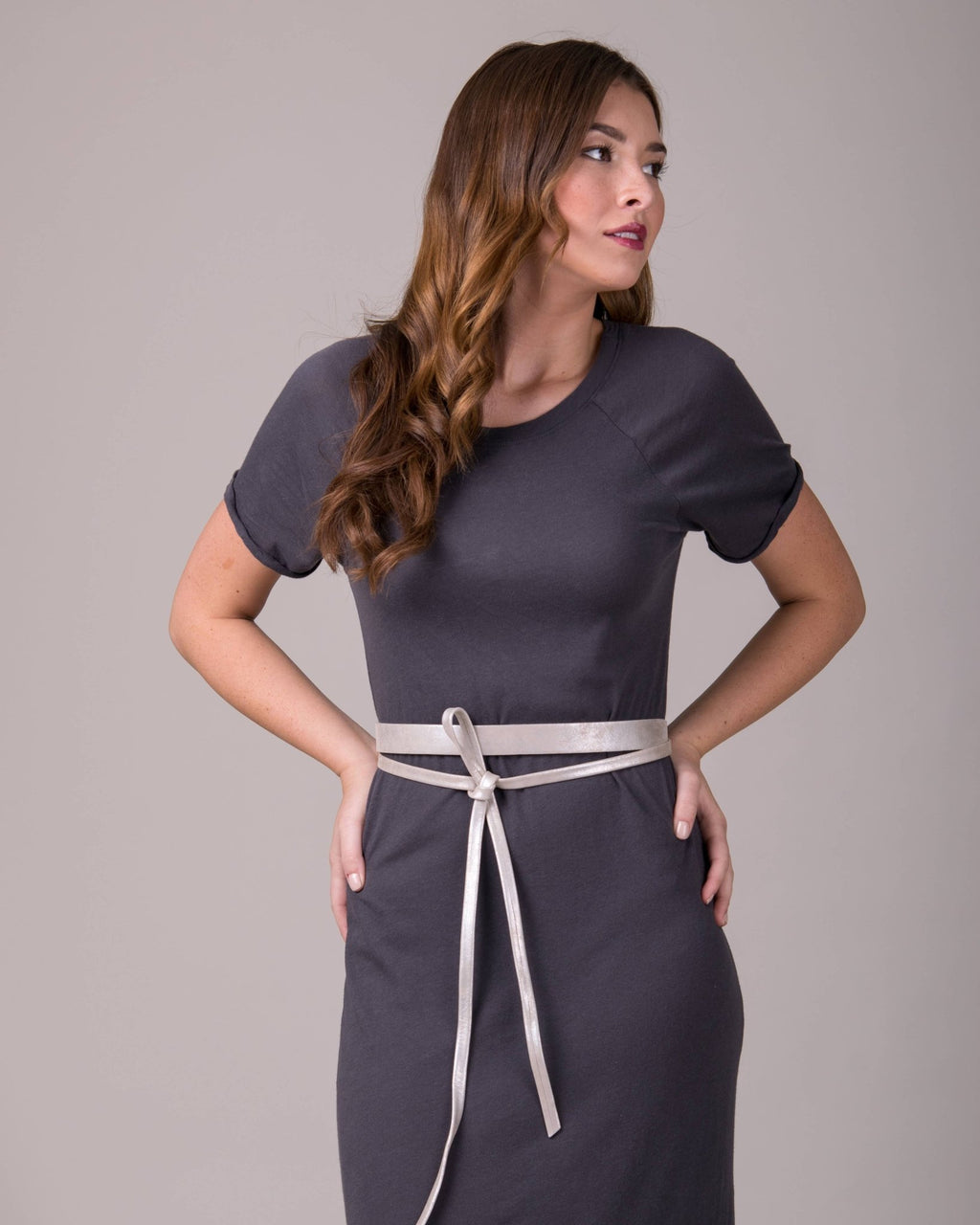 ADA Skinny Wrap Belt - Winter White - OS - Addie Rose Boutique - Austin