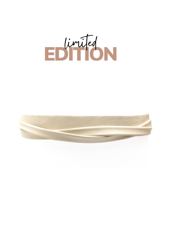 ADA Skinny Wrap Belt - Winter White - OS - Addie Rose Boutique - Austin