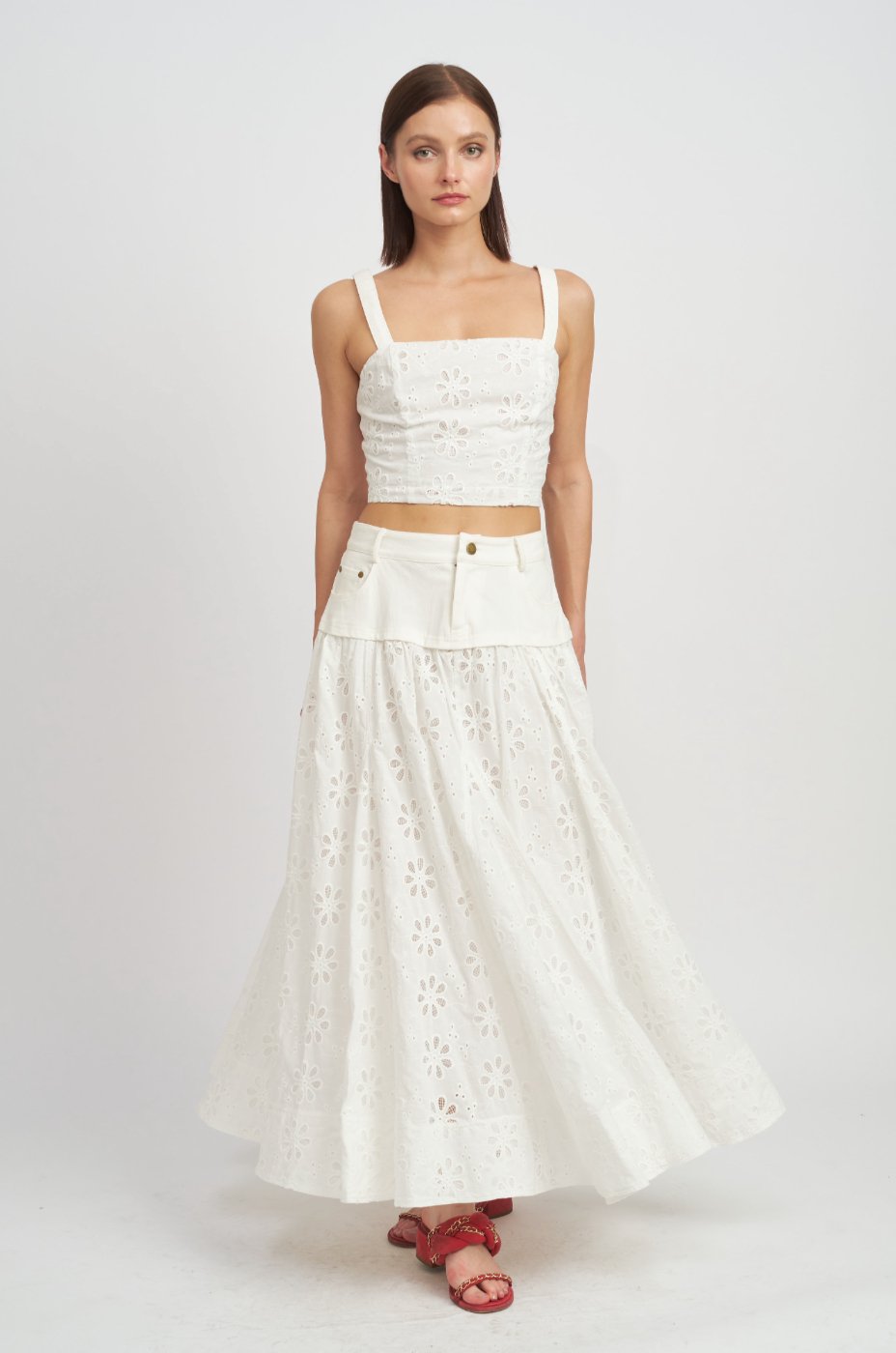 Adena Maxi Skirt - Addie Rose Boutique - Austin