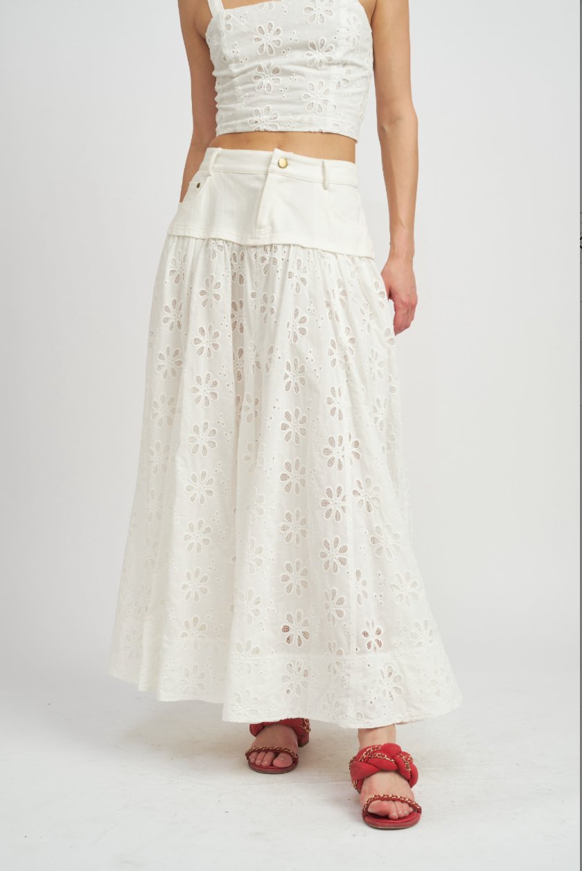 Adena Maxi Skirt - Addie Rose Boutique - Austin