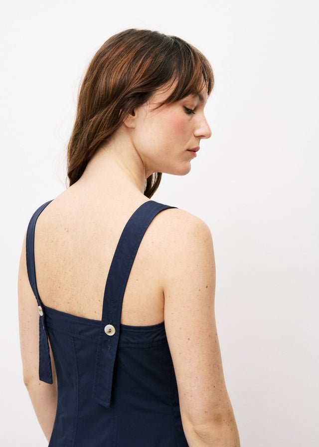 Alfreada Dress Navy - Addie Rose Boutique - Austin