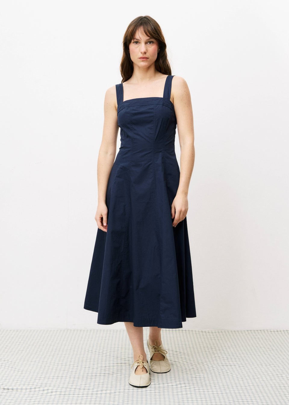 Alfreada Dress Navy - Addie Rose Boutique - Austin