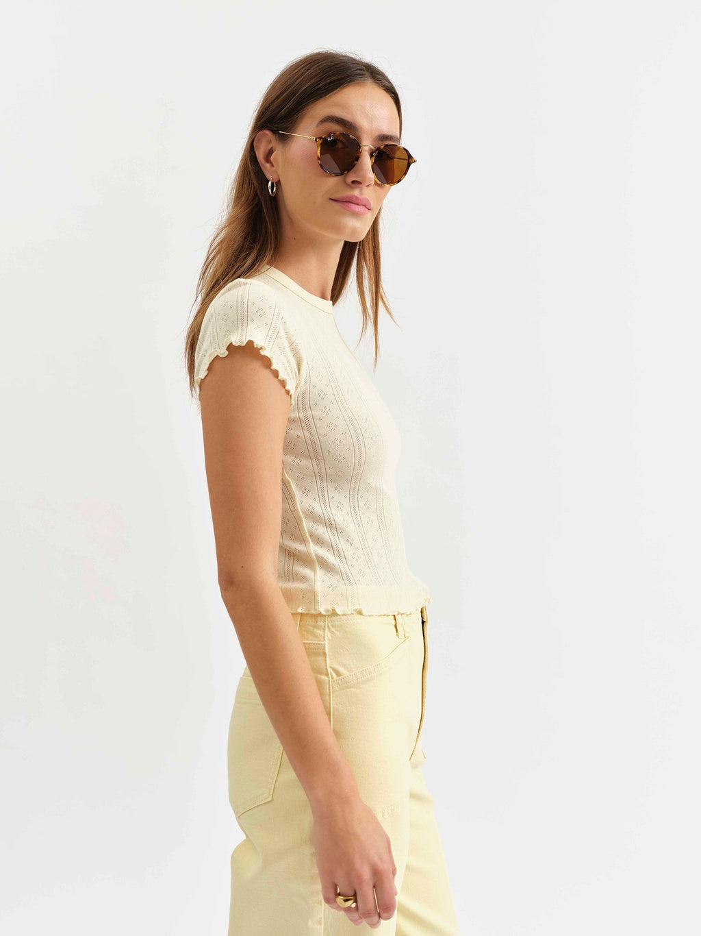 Baby Tee in Zest - Addie Rose Boutique - Austin