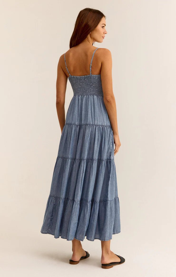 Balos Chambray Maxi - Addie Rose Boutique - Austin