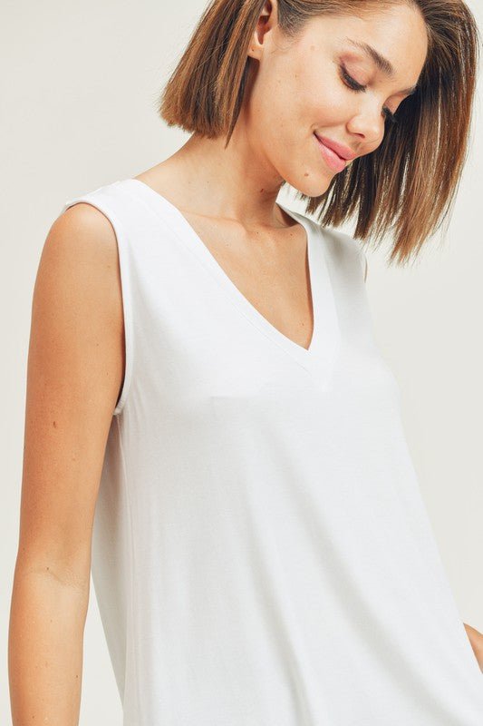 Basic Muscle Tank - Addie Rose Boutique - Austin