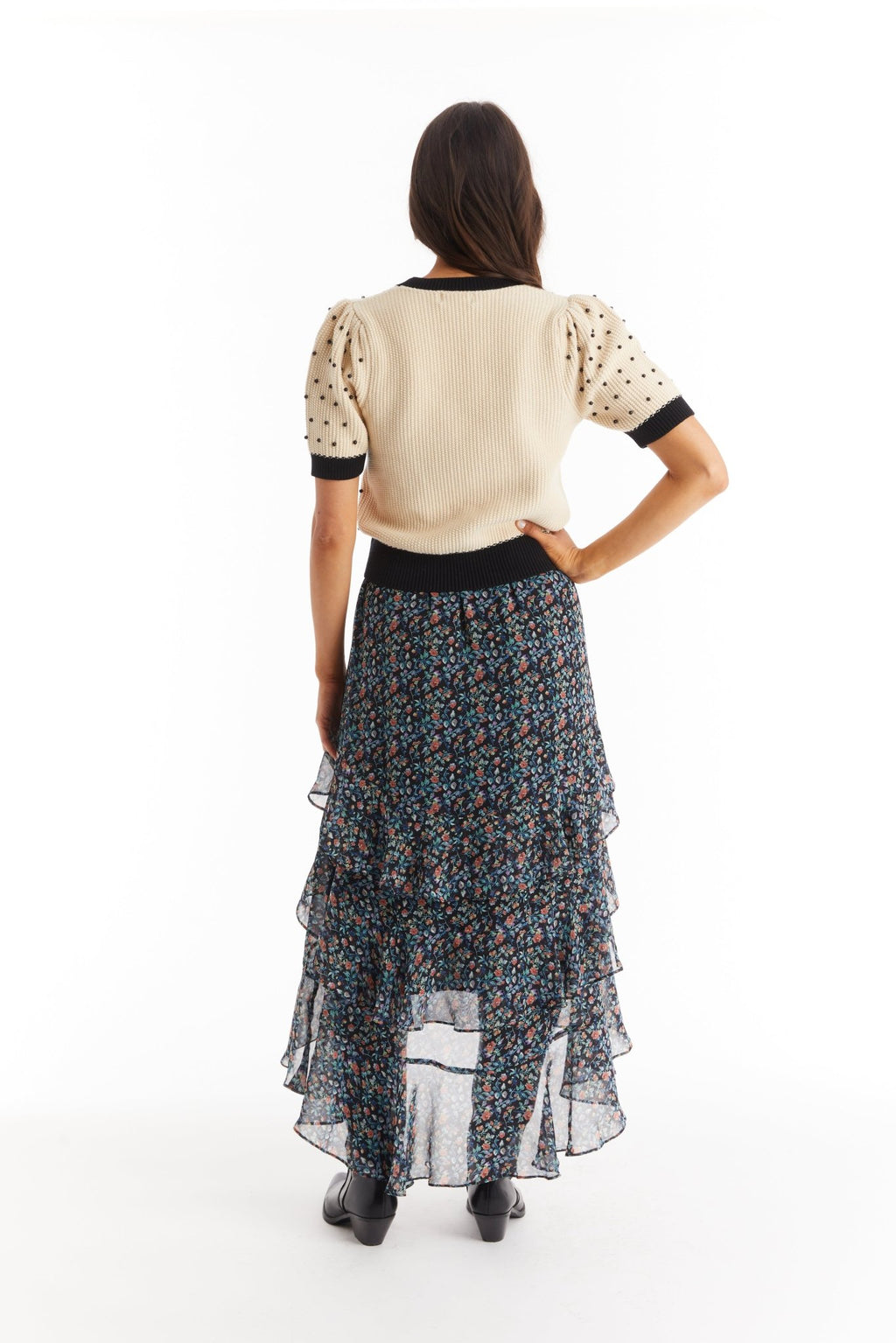 Beaded Pullover - Addie Rose Boutique - Austin