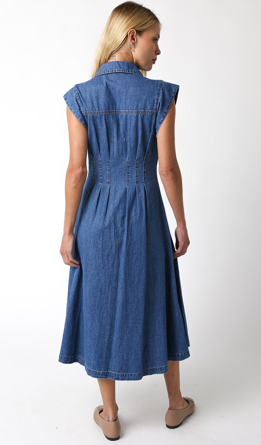 Blair Denim Dress - Addie Rose Austin