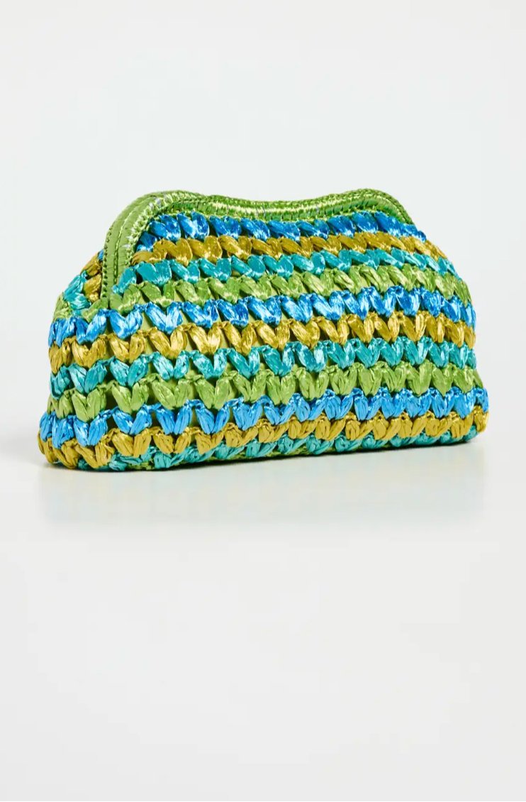 Caterina Bertini Crochet Clutch - Addie Rose Boutique - Austin