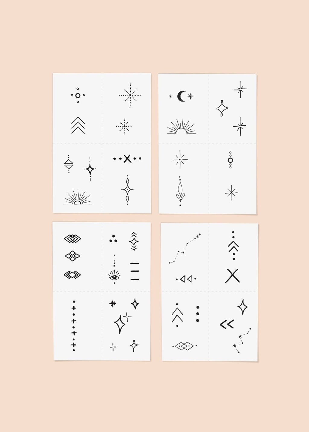 Celestial Temporary Tattoo Pack - Addie Rose Boutique - Austin