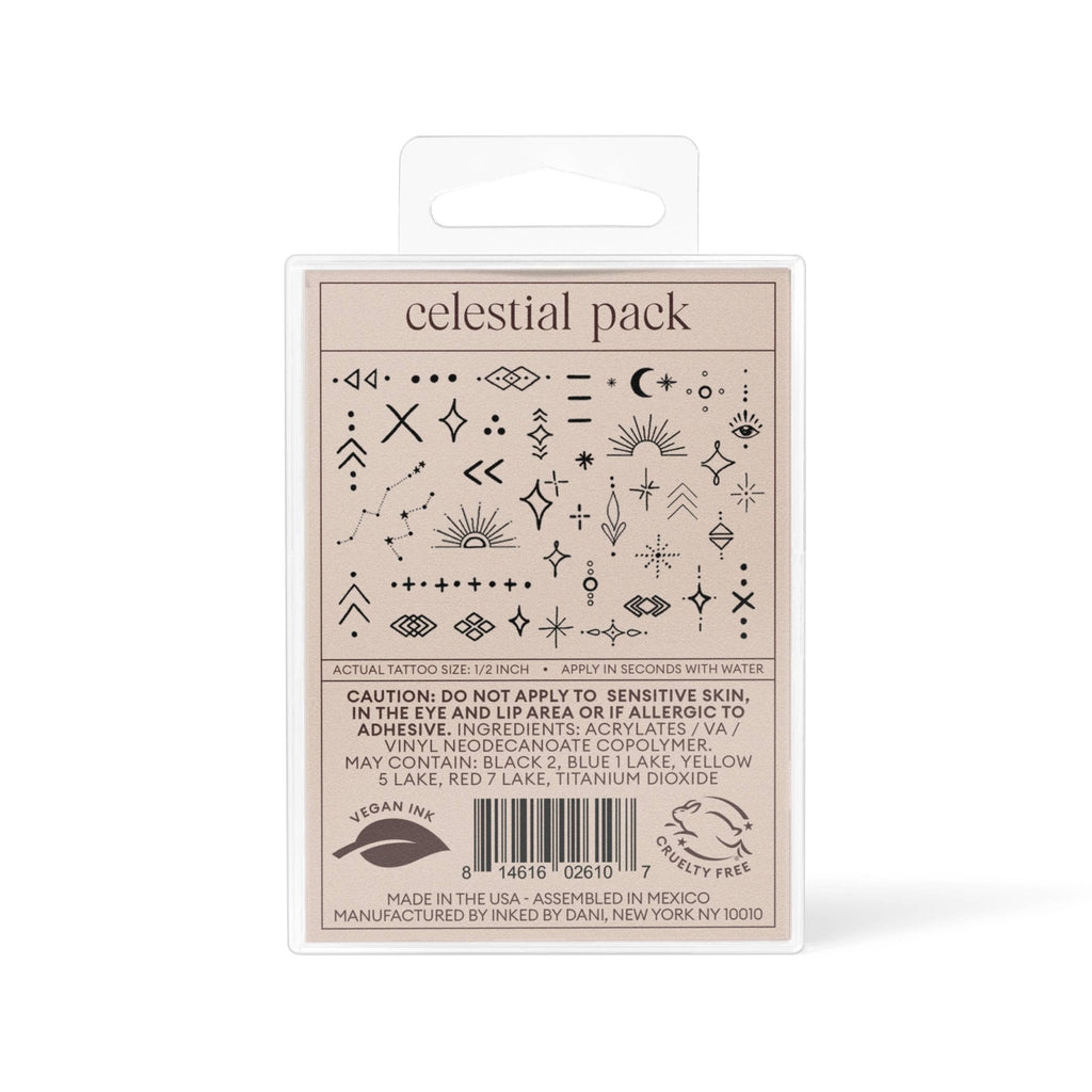 Celestial Temporary Tattoo Pack - Addie Rose Boutique - Austin