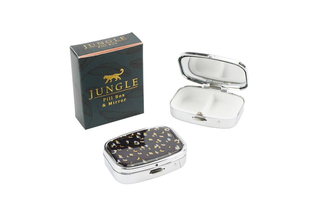 CGB Giftware - Jungle Leopard Print Pill Box - Addie Rose Boutique - Austin