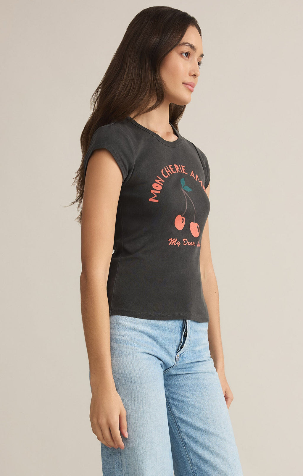 Cherie Cheeky Tee - Addie Rose Boutique - Austin