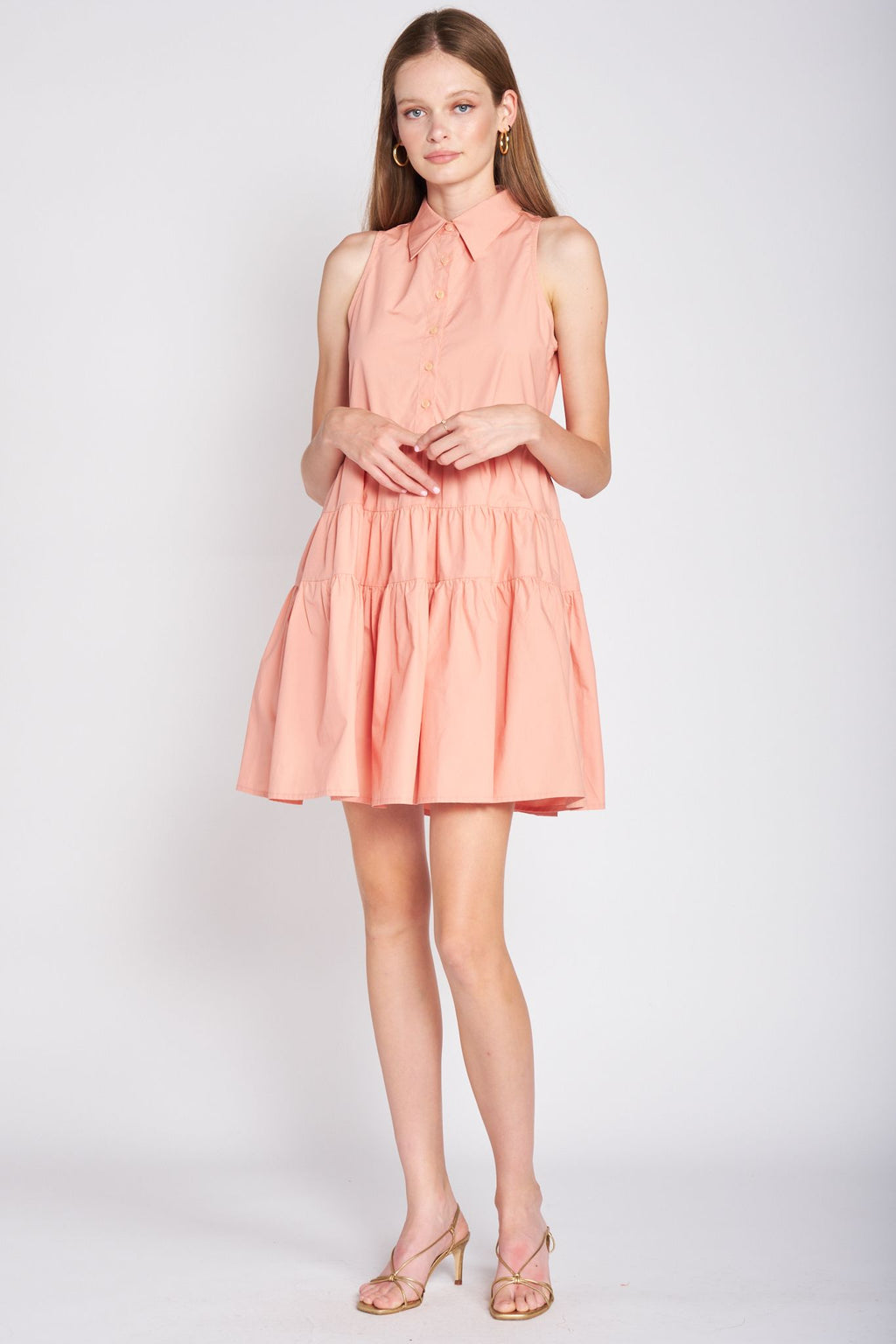 Clasped Mini Dress - Addie Rose Boutique - Austin