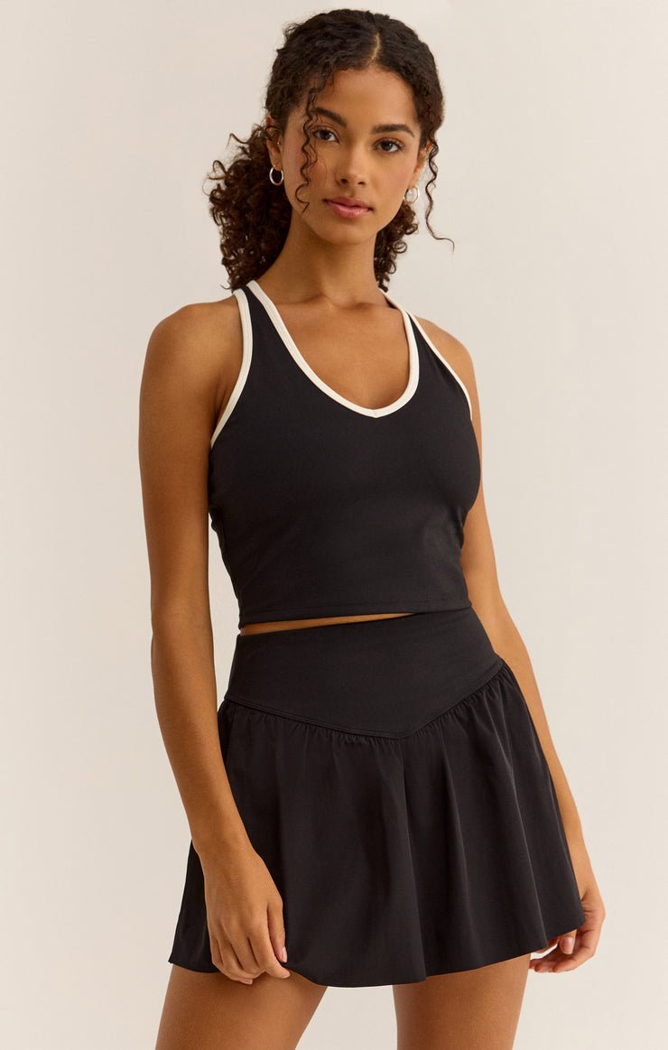 Classic Racer Tank Black - Addie Rose Boutique - Austin