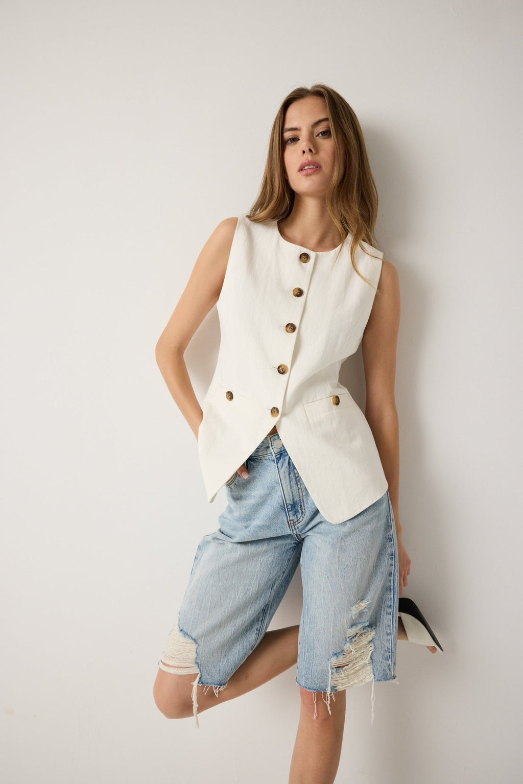 Cloud Vest - Addie Rose Boutique - Austin