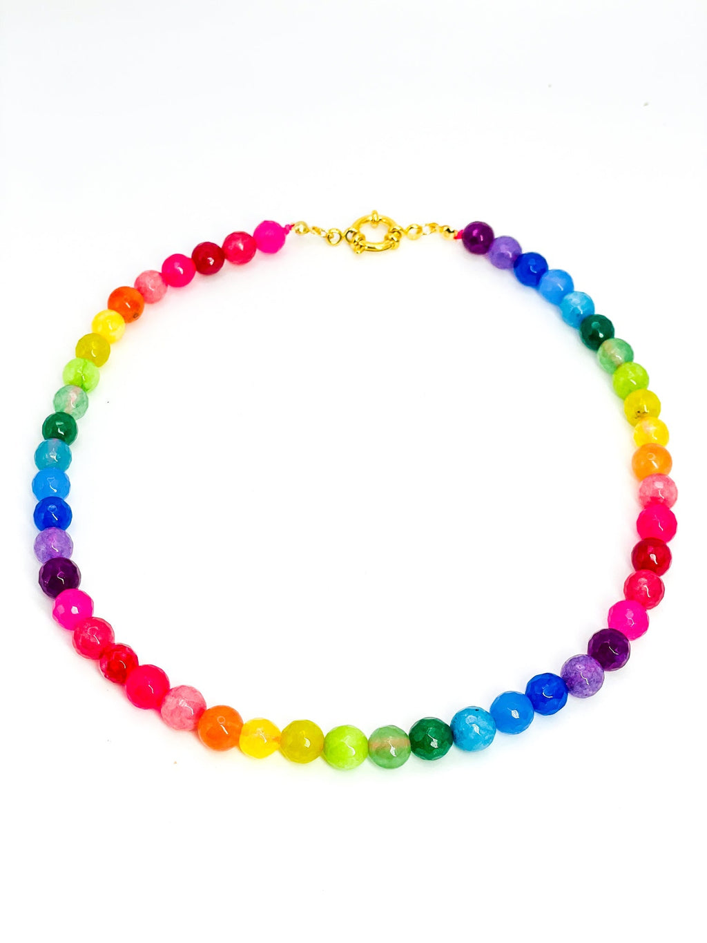 Colorful Gemstone Necklace - Addie Rose Boutique - Austin