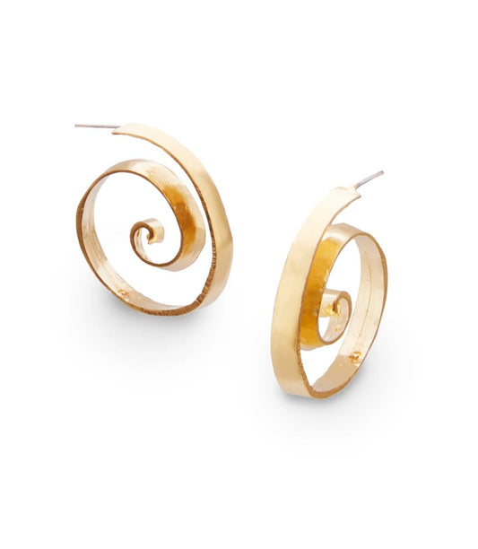 Cynthia/Swirl Earrings - Addie Rose Boutique - Austin