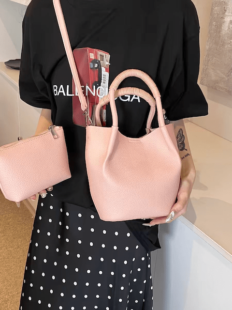 Daisy Small Tote Crossbody Bag w/Cosmetic Pouch - Addie Rose Austin