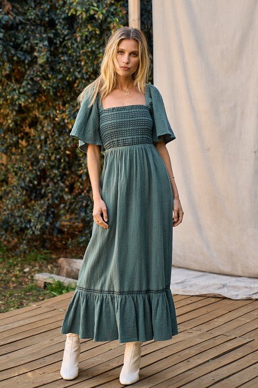 Dani Tie Back Dress - Addie Rose Boutique - Austin