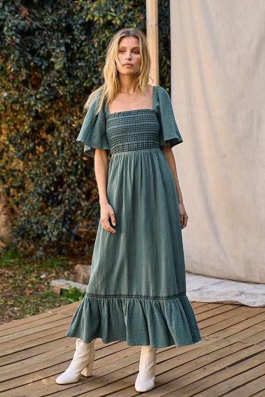 Dani Tie Back Dress - Addie Rose Boutique - Austin