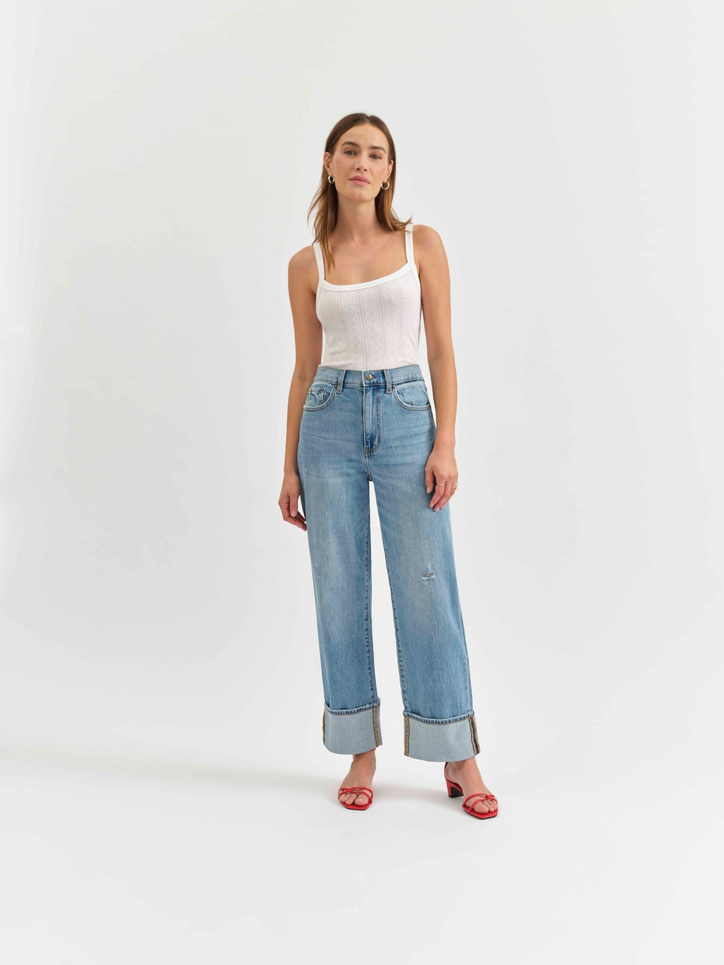 Daze - Eastside Loose Cuff Jean - Addie Rose Boutique - Austin