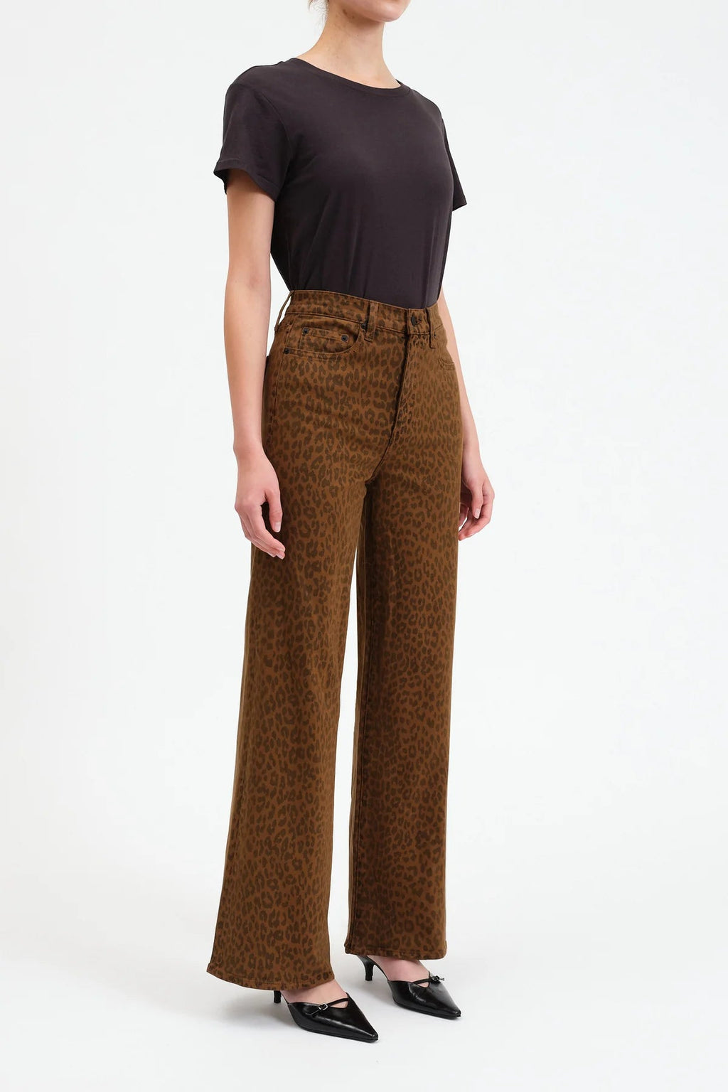 DAZE Far Out High Rise Leopard - Addie Rose Boutique - Austin