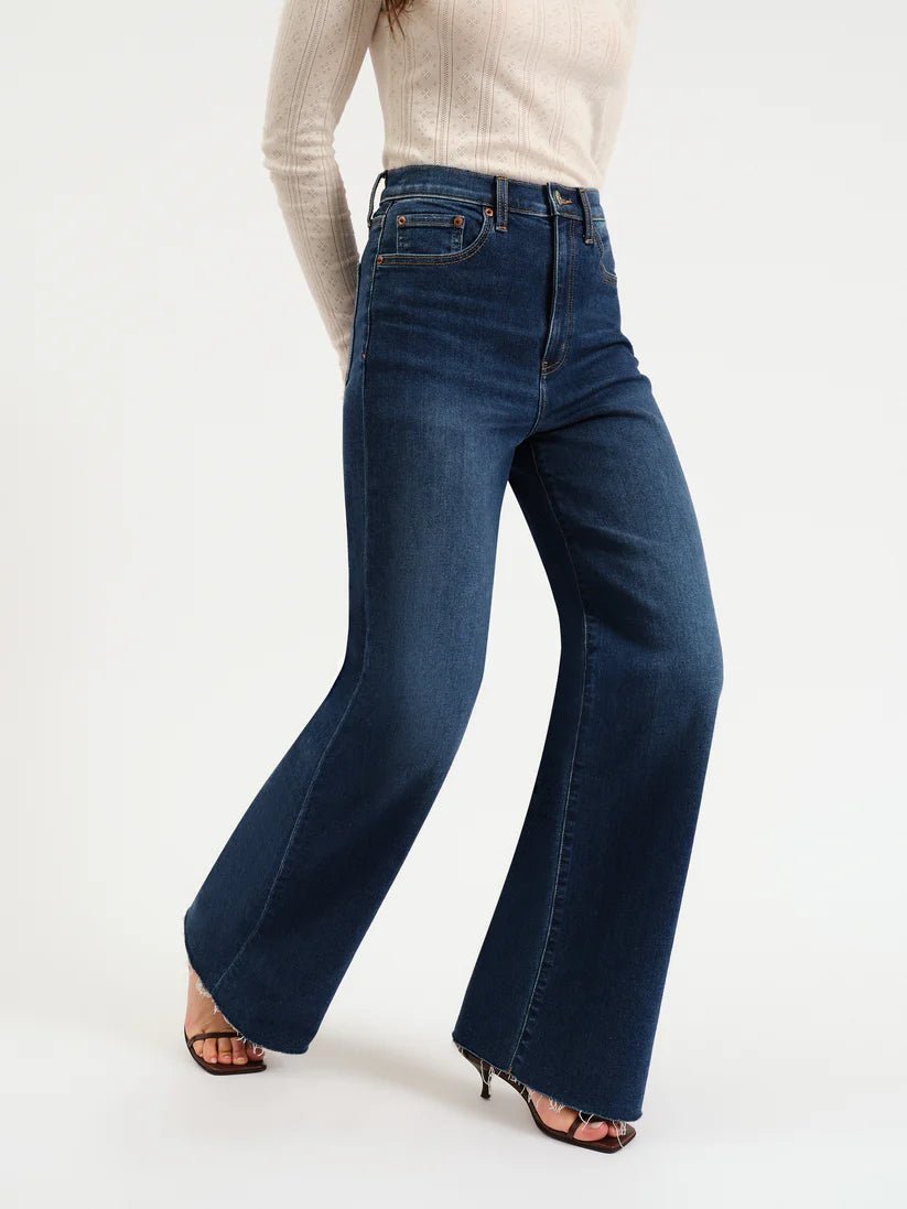 DAZE Far Out Seam Wide Leg in Waterfall - Addie Rose Austin