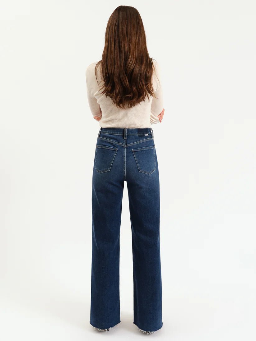 DAZE Far Out Seam Wide Leg in Waterfall - Addie Rose Austin
