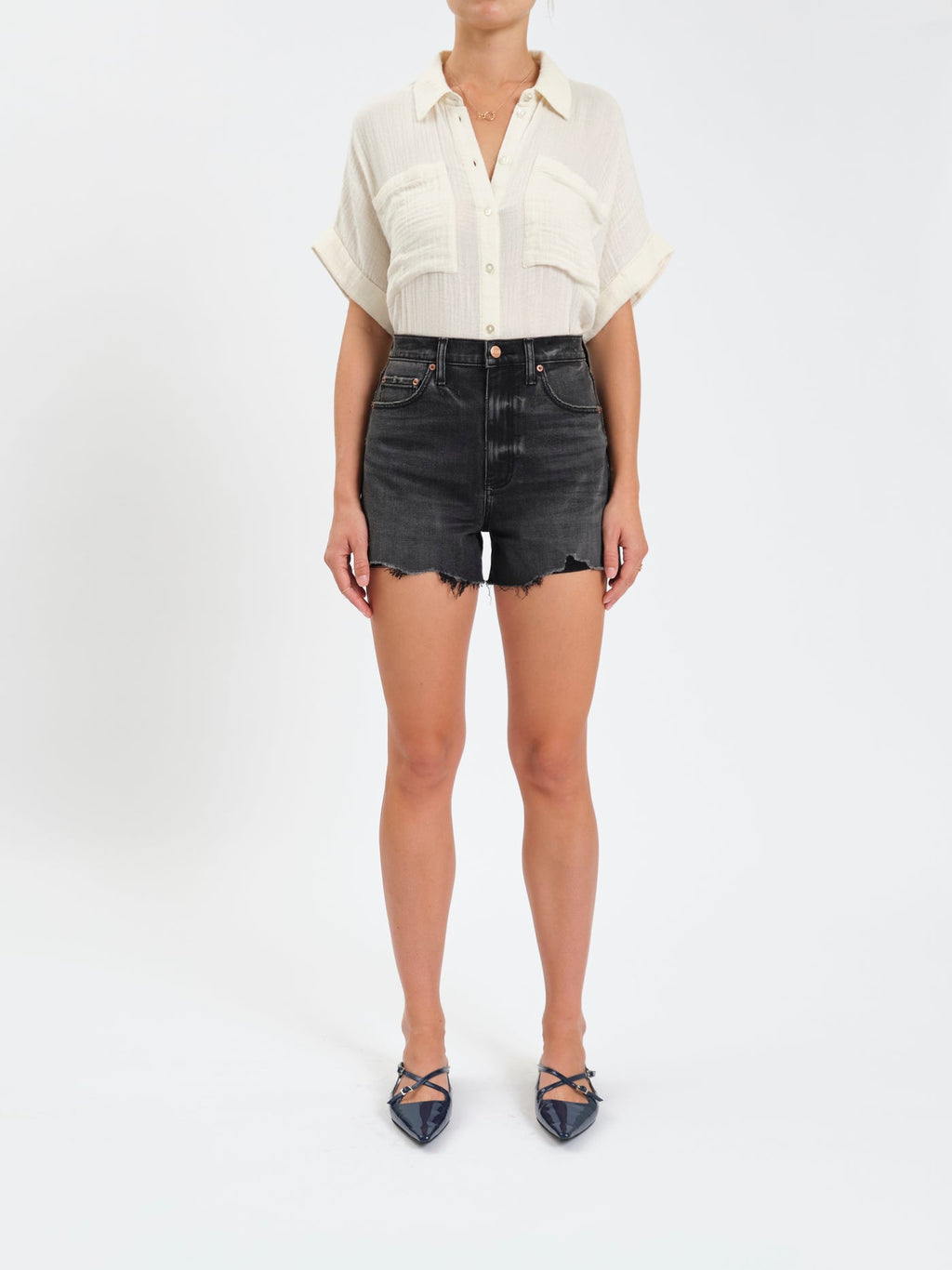 Daze - High Rise Knockout Short - Addie Rose Boutique - Austin