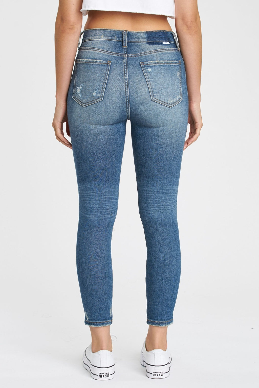 Daze Skinny Vintage Jeans - Denim - Addie Rose Boutique - Austin