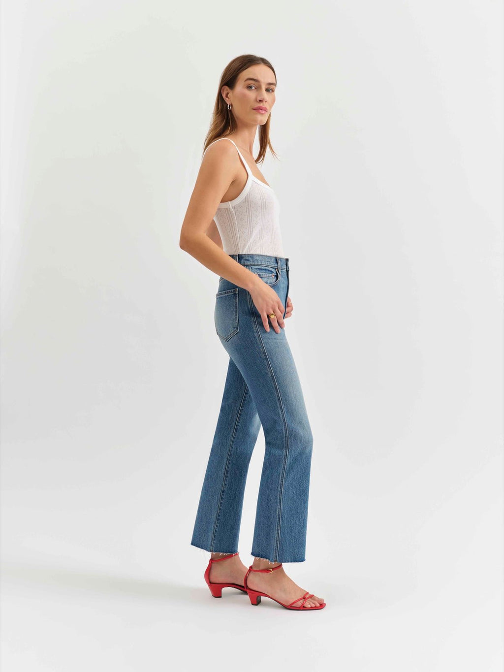 DAZE - Soho Hight Rise Ankle Flare - Addie Rose Boutique - Austin