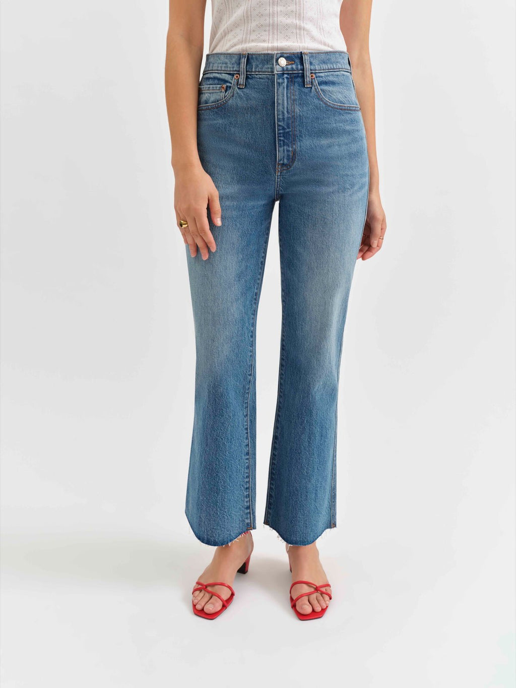 DAZE - Soho Hight Rise Ankle Flare - Addie Rose Boutique - Austin
