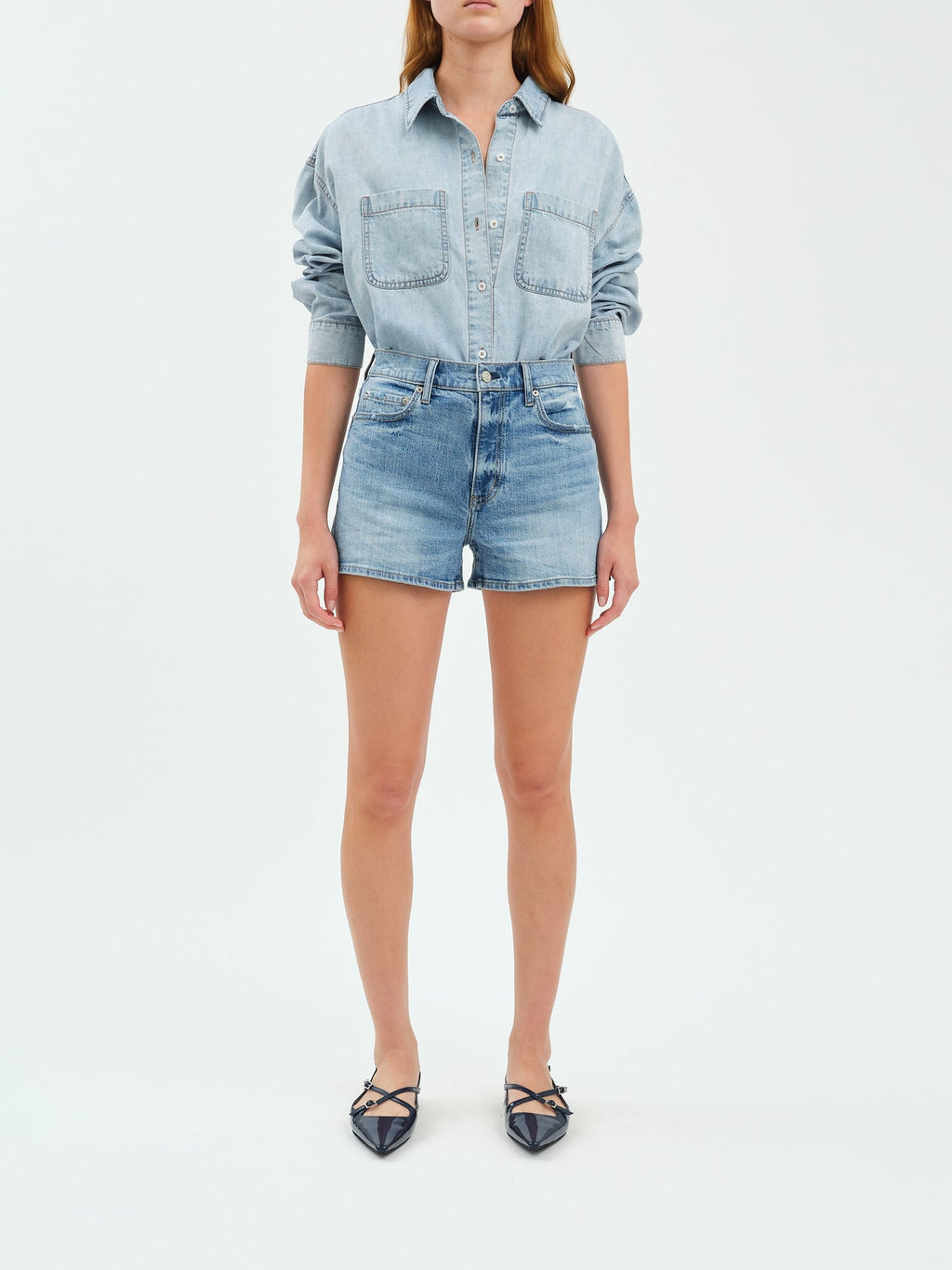 Daze - Troublemaker High Rise Marina Vintage - Addie Rose Boutique - Austin