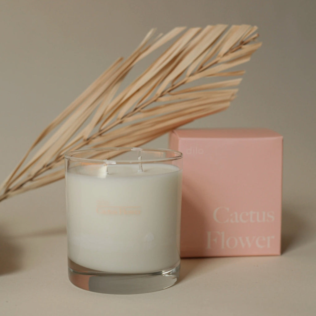 Dilo Cactus Flower Candle - Addie Rose Boutique - Austin