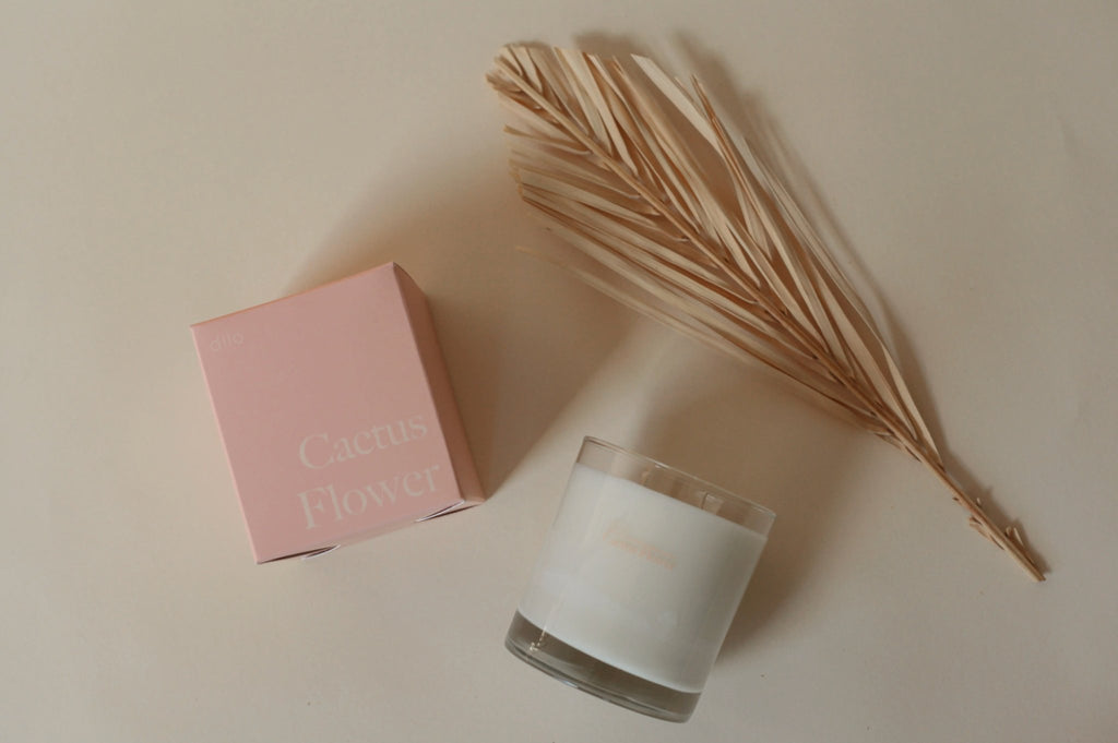 Dilo Cactus Flower Candle - Addie Rose Boutique - Austin