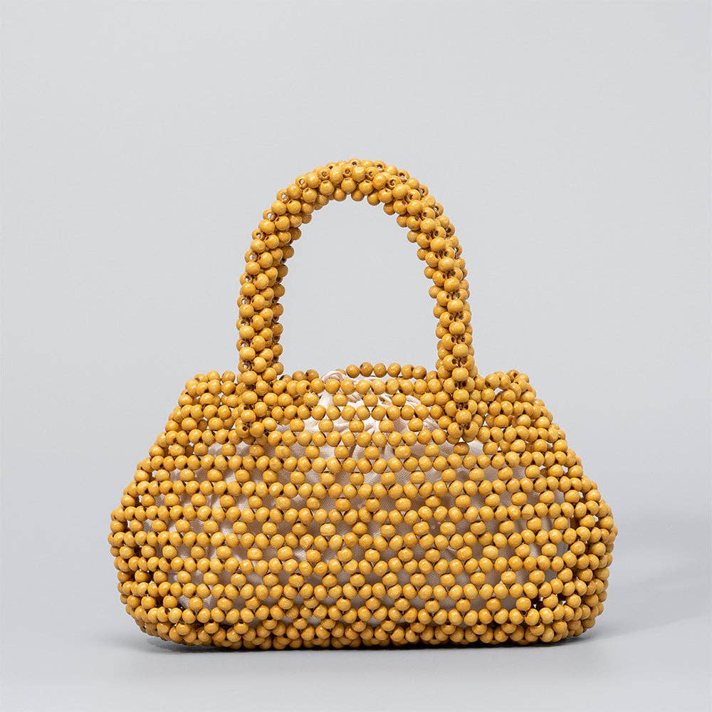 Dipped Shop - Handmade Wooden Bead Handbags DPFB0609 - Addie Rose Boutique - Austin