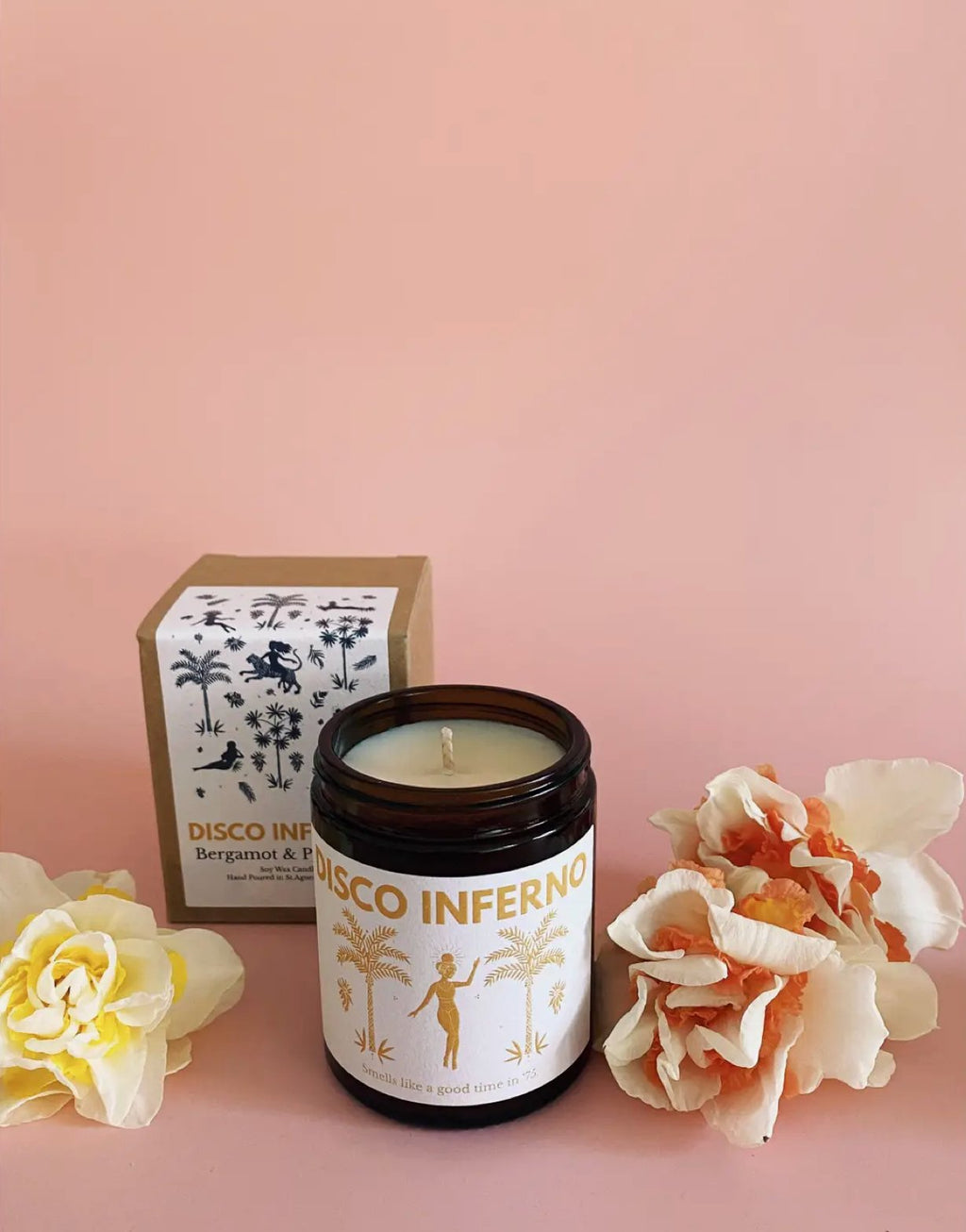 Disco Inferno - Midi Size Boxed Soy Wax Candle - Addie Rose Boutique - Austin