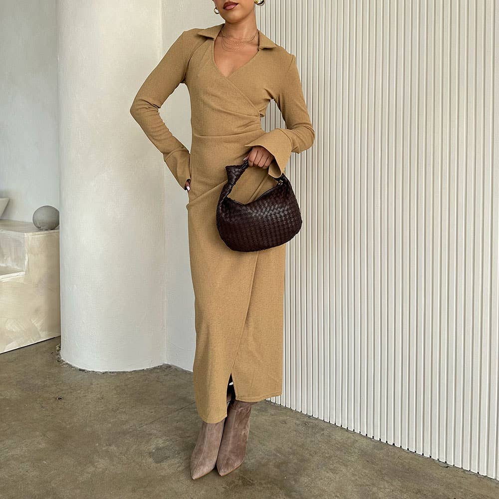 Drew Espresso Small Recycled Vegan Top Handle Bag - Addie Rose Boutique - Austin