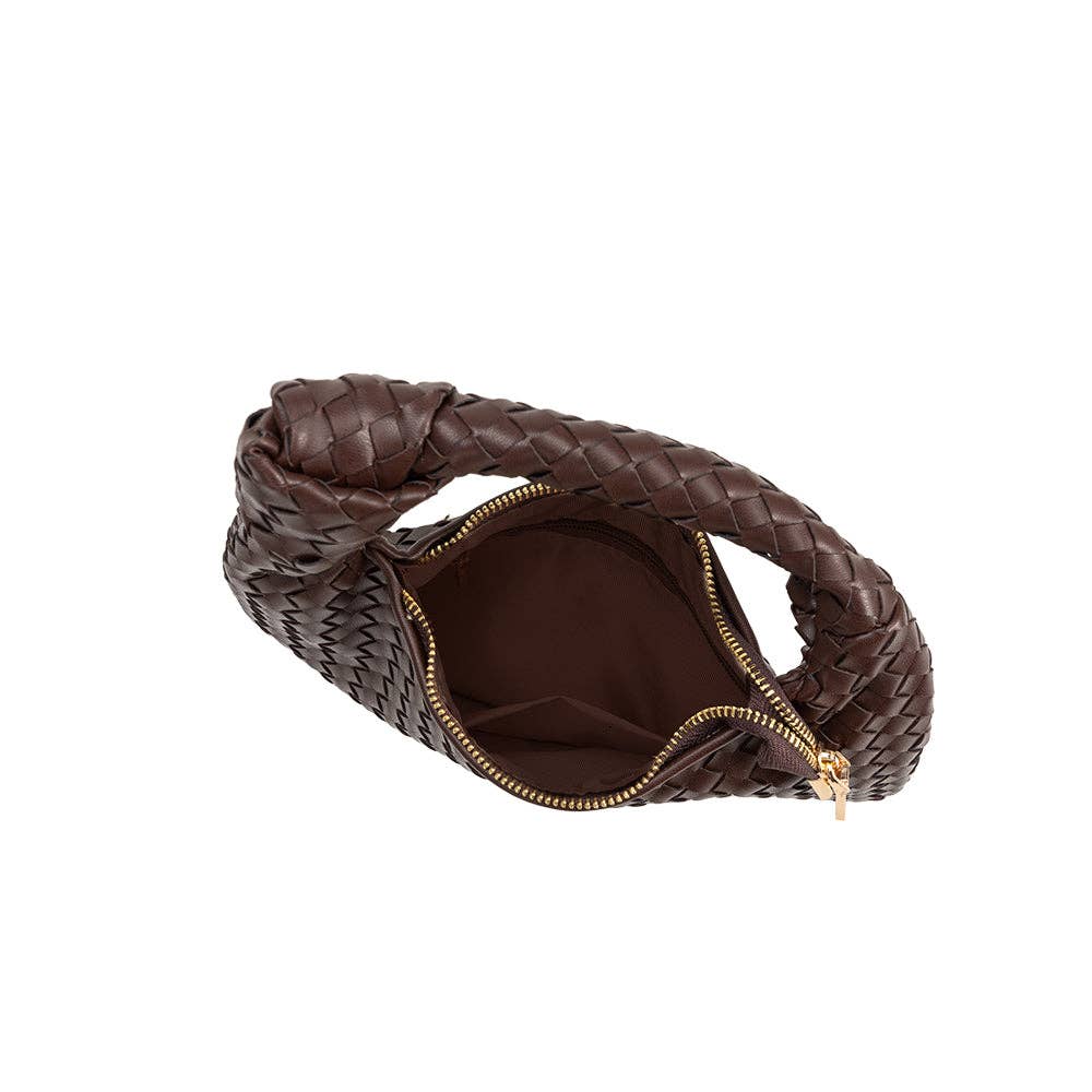 Drew Espresso Small Recycled Vegan Top Handle Bag - Addie Rose Boutique - Austin