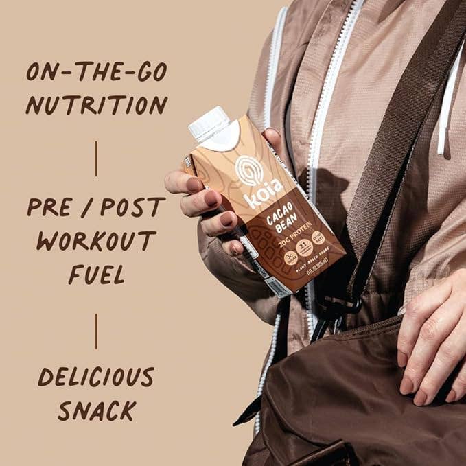 Koia - Cacao Bean Nutrition Shake - 12pk Shelf Stable