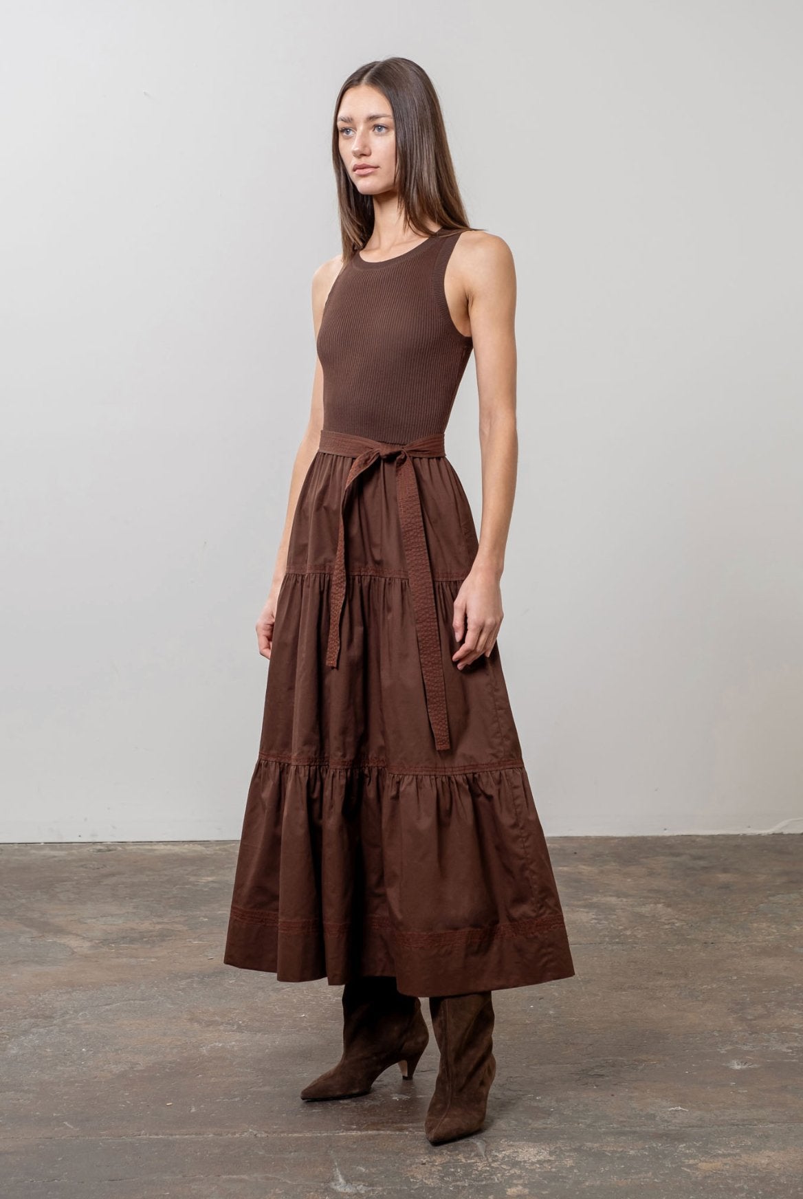 Elenor Midi Dress - Addie Rose Boutique - Austin