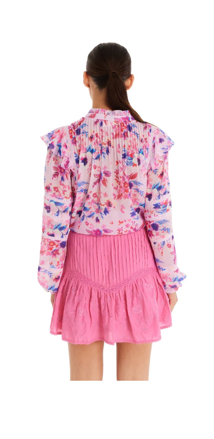 Embroidered Anna Skirt - Addie Rose Boutique - Austin