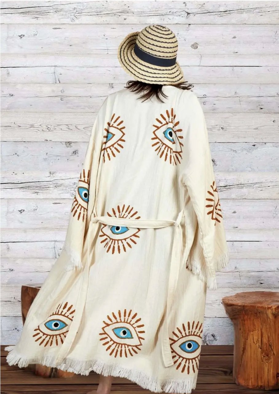 Evil Eye Robe - Addie Rose Boutique - Austin