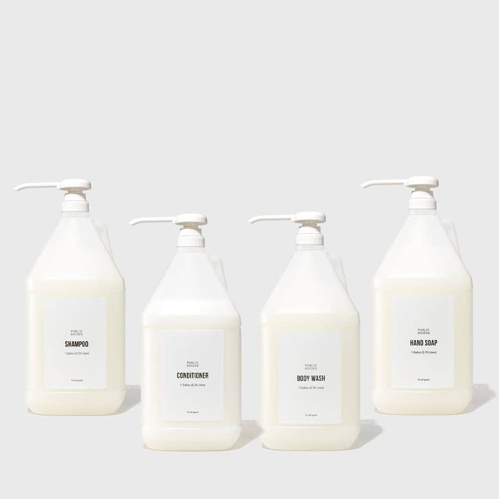 Public Goods - Bath & Body Essentials Gallon Refill Bundle