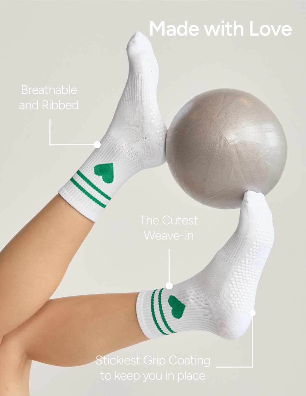 LUCKY HONEY - The Emmie Grip Sock