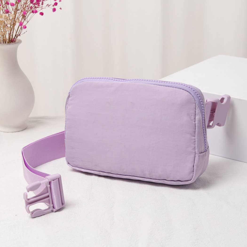 Fashion City - Water - Resistant Mini Sling Belt Bag - Light Colors - Addie Rose Boutique - Austin